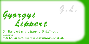 gyorgyi lippert business card